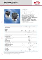 FLUX Ovalradzähler FMO 110 Datenblatt - 1