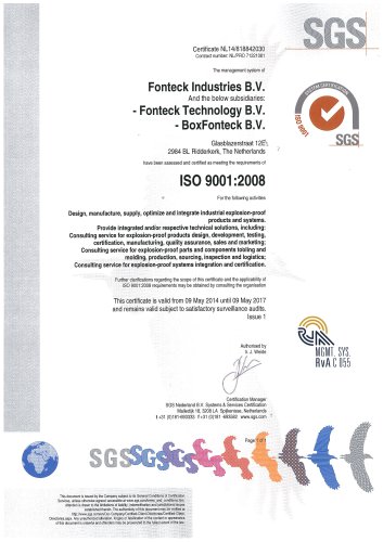 Certification ISO9001