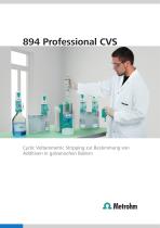894 Professional CVS – Cyclic Voltammetric Stripping zur Bestimmung von Additiven in Galvanikbädern - 1