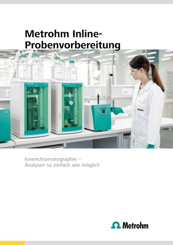 Metrohm Inline-Probenvorbereitung
