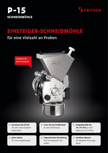 P-15 Schneidm&uuml;hle - Model Card