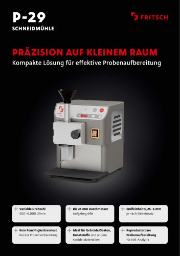 P- 29 Schneidm&uuml;hle - Model Card