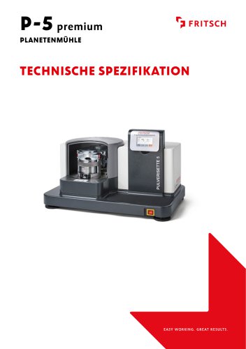 Technische Spezifikation P-5 premium