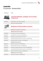Technische Spezifikation P-5 premium-5