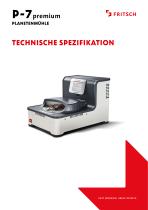 Technische Spezifikation P-7 premium