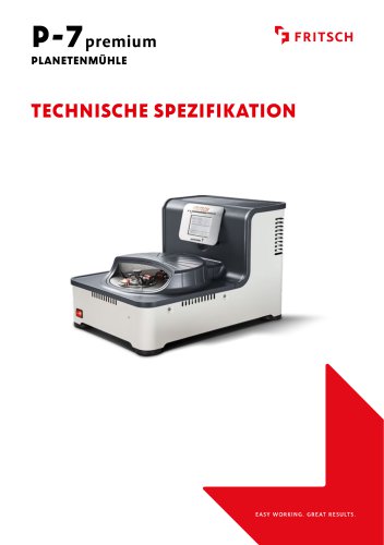 Technische Spezifikation P-7 premium