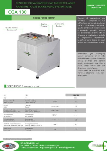 CGA 130 MEDEVICE system