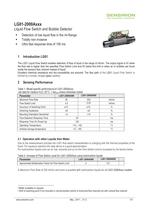 Datasheet Liquid Flow Sensor LG01