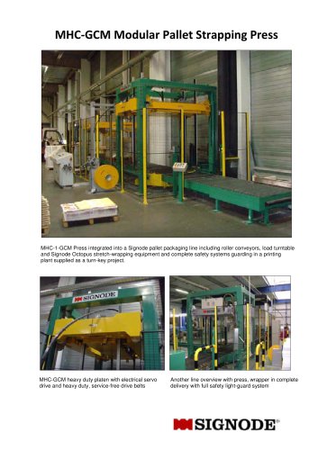 MHC-GCM Modular Pallet Strapping Press