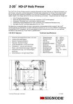 Z-20 HD-LP Holzpresse - 2