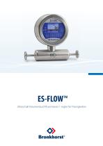 ES-FLOW Ultraschall Flüssigkeitsmesser
