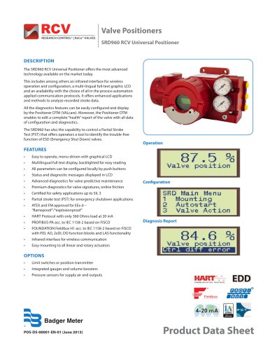 SRD960 Universal Valve Positioner