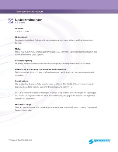 Labormischer L5 Serie