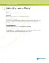 Ultra-Hygiene Mischer - In-Line-Mischer für Lebensmittel Tri-clamp, 50Hz Motors - 1
