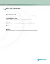 Ultramix-Mischer - Technische information - 1