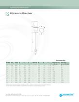 Ultramix-Mischer - Technische information - 2
