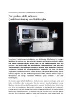 Glasdickenmessung von Behälterglas - 1