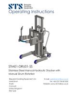 Drum Tipper - STM01-DRU01-SS - Instruction Manual (Manual drum lifter STM01-DRU01-SS)