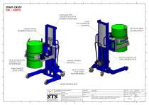 Drum Tipper - STM01-DRU01 - Technical Drawings (Manual drum lifter STM01-DRU01)