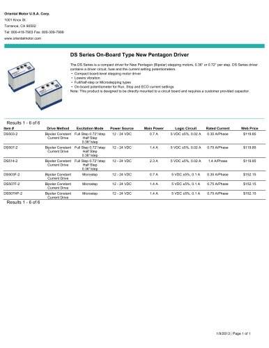 DS Series On-Board Type New Pentagon Driver