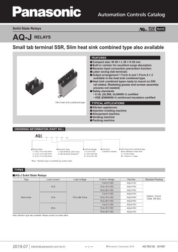 AQ-J RELAYS