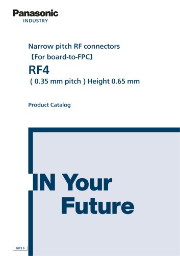 Narrow pitch RF connectors