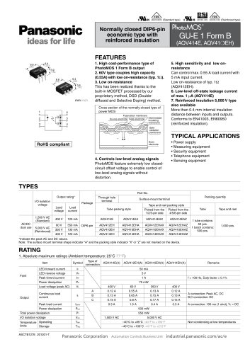 AQV DIP Form B Reinforced Isolation Catalog