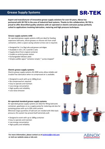 Grease Supply Systems