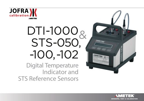 DTI-1000 Temperature Indicator Datasheet
