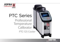 PTC 125 Series Temperature Calibrator Datasheet