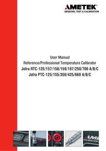 PTC Temperature Calibrator User Manual