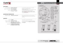 XP2i Digital Pressure Gauge psi Data Sheet