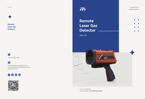 Remote laser gas detector