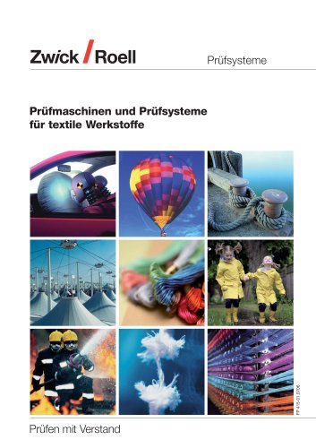 Prüfmaschinen und Prüfsystemef ür textile Werkstoffe