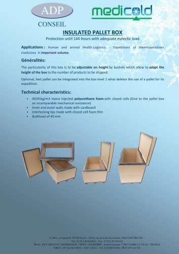 INSULATED PALLET BOX