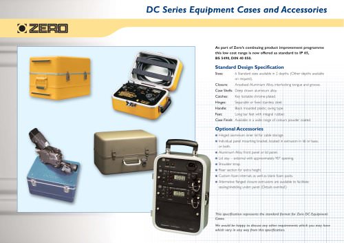 DC EU made Deep drawn aluminium Instrument case