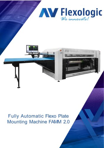 Fully Automatic Flexo Plate Mounting Machine FAMM 2.0