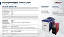SUNTOP 6000W 4 in 1 Handheld Laser Welding Machine