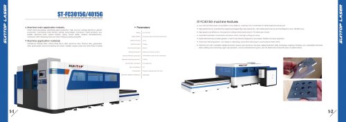 SUNTOP/Full enclosed and dual exchange table fiber laser cutting machine