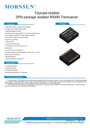 CAN / 485 /232 bus interface  TDH541S485H