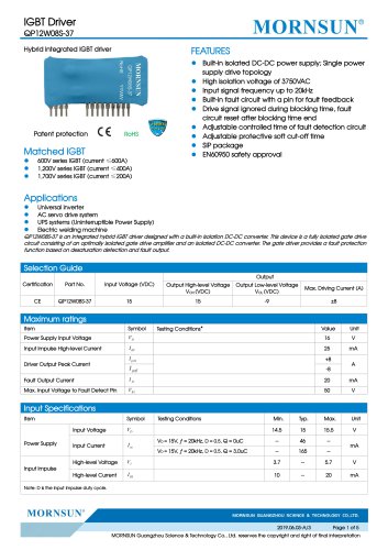 IGBT Driver QP12W08S-37