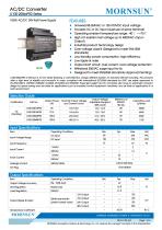 MORNSUN 100watt 85-264VAC input AC DC power supply / converter / DIN-Rail / LI100-20BxxPR2