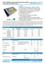 MORNSUN 200W AC/DC Enclosed Switching Power Supply LM200-10Bxx