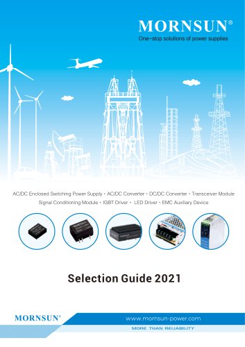 MORNSUN Product Selection Guide short version (2021)