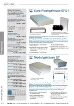 Euro-Flachgehäuse EFG - 1