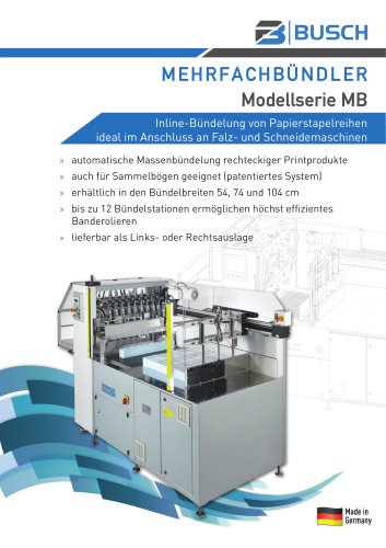 BUSCH Mehrfachb&uuml;ndler