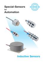 Inductive Sensors Special-Sensors for Automation