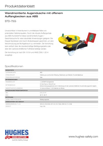 STD-75G Product Datasheet