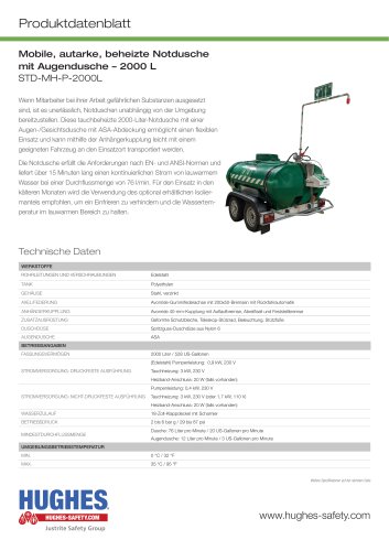 STD-MH-P-2000L Product Datasheet