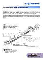 Geared Motors for DLS Linear Transmission